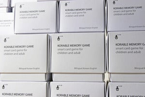 Image of KORABLE MEMORY GAME - 48 cards, smart card game for children and adult, bilingual Korean/English
