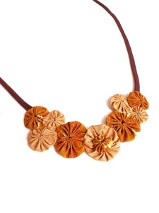 Image of Bronze Rosette Necklace