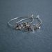 Image of flower hoop earrings