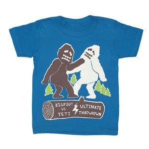 Image of Bigfoot vs Yeti | KIDS TEE