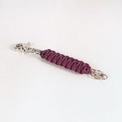 Image of Paracord Keyclip - Burgundy