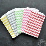 Image of Chevron Paper Bags