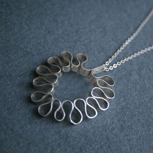 Image of ruffle pendant