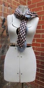 Image of Epice Winter spot scarf - black and soft salmon