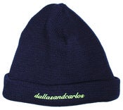 Image of BLOCK BEANIE - NAVY