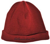 Image of BLOCK BEANIE - MARONE