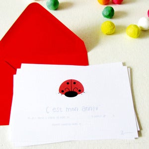 Image of Invitation Coccinelle