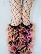 Image of Festival fluffies uv black/pink/yellow 