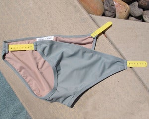 Image of Alva Snapback Bikini Bottom Grey