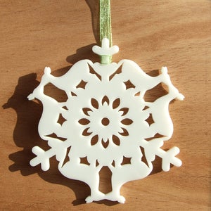 Image of Deer - Snowflake Ornament