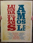 Image of Lucinda Williams and Amos Lee Tour Poster