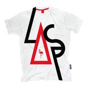 Image of LAST "T" - White (Red & Black Artwork)