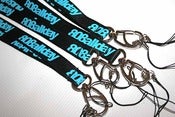 Image of 808ALLDAY BLACK / TEAL LANYARD
