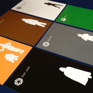 Image of 'THE FORCE' POSTCARD SET By Tevés