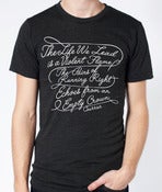 Image of Tri-Blend Lyrics T - Black