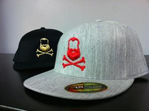 Image of Team Beard Black Hat Fitted & Snap Back