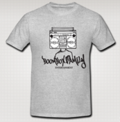 Image of Boombox Family Entertainment T-Shirt Grey