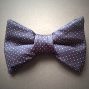 Image of Navy/Red Polkadot