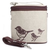 Image of So Young Mother Large Cooler Bag - Brown Birds