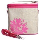Image of So Young Mother Large Cooler Bag - Pink Daisy