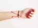 Image of Claret & Gold Handknitted bracelet II