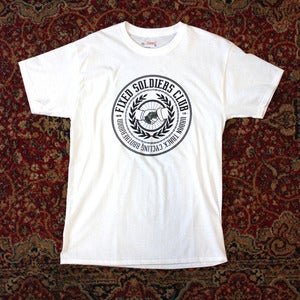 Image of FIXED SOLDIERS CLUB LOGO TEE - white