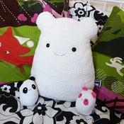 Image of White Lamb Fleece Cavey Pillow