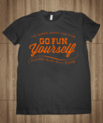 Image of Go Fun Yourself Shirt - Charcoal Grey