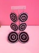Image of Triple Disco Ball Earrings