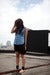 Image of Curved Hem Racerback Tank Dress