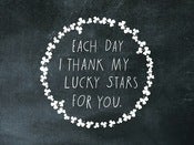 Image of ring of clover & lucky stars tiding