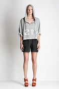 Image of Summer 2012: Cropped college sweater "N°221"
