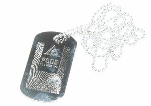 Image of PSOE: Tilt Your Life (Dog Tag)