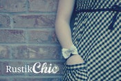Image of Vintage Lace Bow with Rhinestone Detail