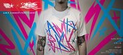 Image of A.M.P. X NONZIP (TEXT) T-SHIRT
