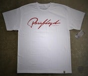 Image of WHITE PARAFLOYD SIGNATURE TEE