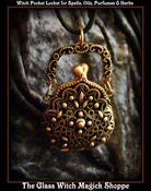 Image of Witches Purse Pocket Locket for Oils, Perfume, Herbs and Magick
