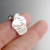 Image of Sweet Cup Cake (cupcake) Ring - Handmade Silver Ring.