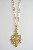 Image of Antique Filagree with Diamond - Gold Vermeil