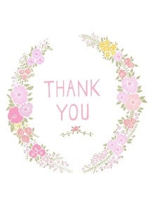 Image of Thank you Card