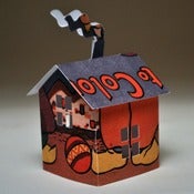 Image of Colouring Book Paper House Kit