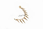 Gold Color Spike Chains Ear Cuff Earring