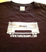 Image of Fargen Amps 100% cotton T shirt (chocolate)