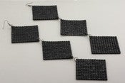 Image of Black Beaded Earrings