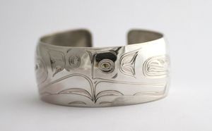 Image of Silver Lovebirds Bracelet