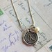 Image of Wax Seal Initial Charm Necklace