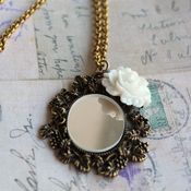 Image of Mirror Mirror on the Wall charm necklace