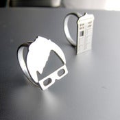Image of  Tenth Doctor from Doctor Who - Handmade Silver Ring