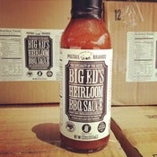 Image of Case (12, 12 oz. Bottles) Of Big Ed's "All Natural" Heirloom BBQ Sauce