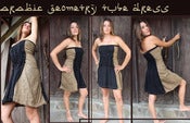 Image of Arabic Geometry Tube Dress